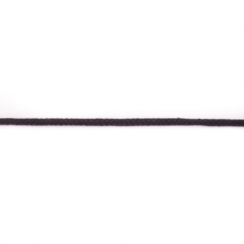 Baumwollkordel "5 mm" - Schwarz