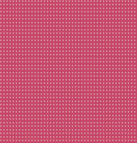 Baumwolle Swafing Kim "Herzen/Punkte" - pink/rosa