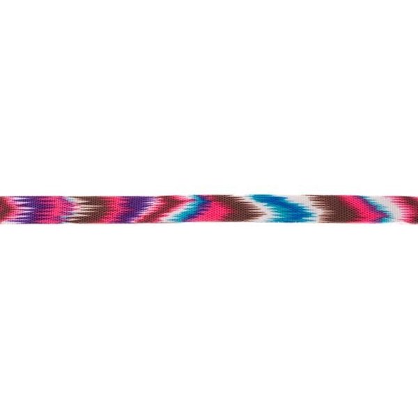 Kordel Flach "12 mm" - Multicolour Pink