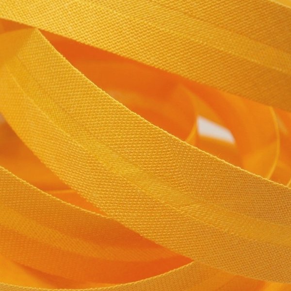 Schrägband Baumwolle 20mm gefalzt - orange