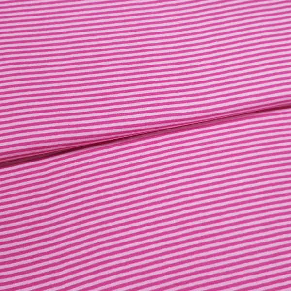 Bündchen "Streifen" - pink