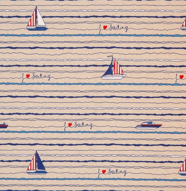 Canvas "Leinenoptik" - Sailing*
