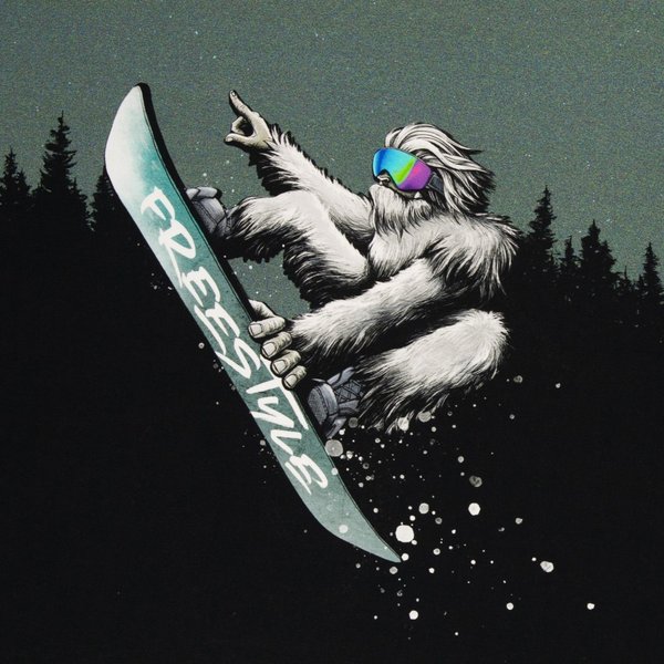 French Terry "Yeti Crossing" by Thorsten Berger